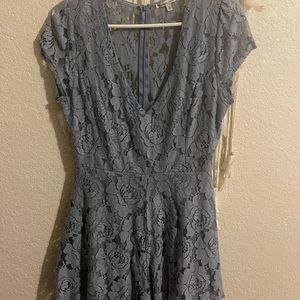 Baby blue romper